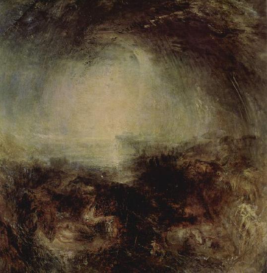 Joseph Mallord William Turner Schatten und Dunkelheit: Der Abend vor der Sintflut oil painting picture